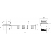 Aqualine TY1002 zestaw odpływowy