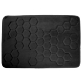 Hyggli Honey 70088 dywanik łazienkowy 90x60 cm prostokątny czarny