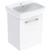 Geberit Selnova Square 502750001 umywalka z szafką 44.5 cm białą