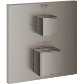 Grohe Grohtherm Cube 24154AL0 bateria prysznicowa podtynkowa termostatyczna brushed hard graphite