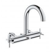 Grohe Atrio 25010003 bateria wannowo-prysznicowa ścienna starlight chrome