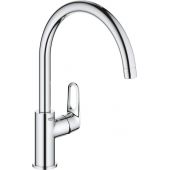 Grohe BauFlow 31538001 bateria kuchenna stojąca starlight chrome