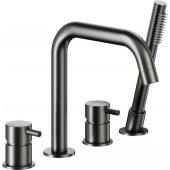 KFA Armatura Moza Gun Metal Grey 503521061 bateria wannowo-prysznicowa nawannowa grafitowa