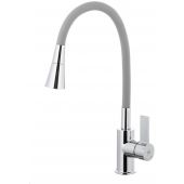 KFA Armatura Rumba 655392563 bateria kuchenna stojąca chrom-grafit/szary