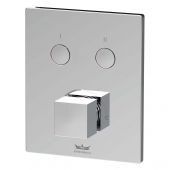 Kronenbach Smart Push 19045002CR bateria wannowo-prysznicowa podtynkowa chrom