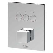 Kronenbach Smart Push 19045003CR bateria wannowo-prysznicowa podtynkowa chrom
