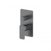 Oltens Hadsel 34108400 bateria wannowo-prysznicowa podtynkowa grafit