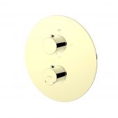 Oltens Katla 34600800 bateria wannowo-prysznicowa podtynkowa z termostatem złoty połysk