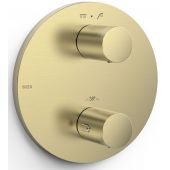 Tres Therm-Box 26225001CA bateria wannowo-prysznicowa podtynkowa z termostatem złota