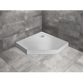 Radaway Doros PT Compact SDRPT80800504S brodzik pięciokątny 80x80 cm biały
