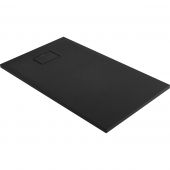 Oltens Bergytan 15102300 brodzik prostokątny 120x70 cm czarny