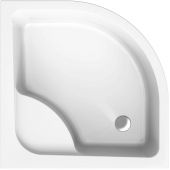 Polimat Pako 00087 brodzik półokrągły 90x90 cm biały