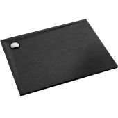Schedline Libra Black Stone 3SPL1P80100CST brodzik prostokątny 100x80 cm czarny