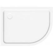 Sanplast Free Line 615040176101000 brodzik półokrągły 100x80 cm biały