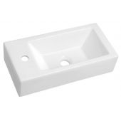 Aqualine Small HF090 umywalka 50x24.5 cm prostokątna biały