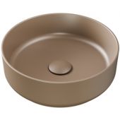 Besco Clea UNCM35CLM umywalka 34.6x34.6 cm okrągła nablatowa