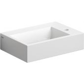 Clou Flush CL0303220 umywalka 42.5x29 cm prostokątna ścienna-nablatowa biała