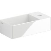 Clou New Flush CL030343001 umywalka 35x18 cm prostokątna ścienna-nablatowa biała