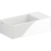 Clou New Flush CL0303430 umywalka 35x18 cm prostokątna ścienna-nablatowa biała
