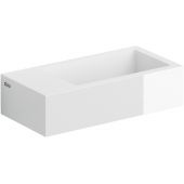 Clou New Flush CL0308032 umywalka 36x18 cm prostokątna ścienna-nablatowa biała