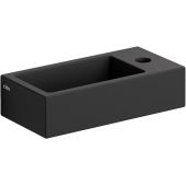 Clou New Flush CL0312030 umywalka 36x18 cm prostokątna ścienna-nablatowa czarna