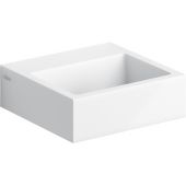 Clou Flush CL0313011 umywalka 28x27 cm prostokątna ścienna-nablatowa biała