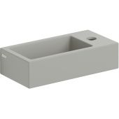 Clou Flush CL0332030 umywalka 36x18 cm prostokątna ścienna-nablatowa szary/kamień