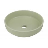 Comad River 1 RIVER1OLIVEGREENMATTUN40 umywalka 40x40 cm okrągła nablatowa zielona