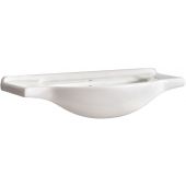 Comad Vintage UMCFP85DPYS2720185 umywalka 85x49 cm półokrągła meblowa biała
