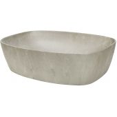 Comad Anna UNANNAMY1 umywalka 50.5x39.5 cm owalna nablatowa brąz/beż