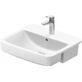 Duravit No. 1 03765500002 umywalka 55x46 cm półokrągła biała