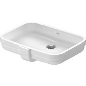 Duravit Soleil by Starck 03974900601 umywalka 52.5x40.5 cm prostokątna podblatowa biała