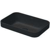 Duravit Happy D.2 Plus 23596013001 umywalka 60x40 cm prostokątna nablatowa antracyt