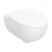 Geberit Selnova Premium 502793001 miska wc z deską wolnoopadającą wisząca bez kołnierza biały połysk
