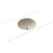Kaldewei Classic 910006003661 umywalka 42x42 cm okrągła podblatowa brąz/beż