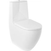 Kludi Resa D 24WCB0543 miska kompakt wc ze spłukiwaniem wirowym biały
