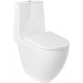 Kludi Resa D 24WCB0643 miska kompakt wc ze spłukiwaniem wirowym biały