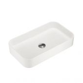 Kronenbach Cube KB144630CU umywalka 60.5x35 cm prostokątna nablatowa biała