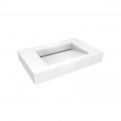 Oltens Stila 40002000 umywalka 90x45 cm prostokątna ścienna biała