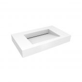 Oltens Stila 40003900 umywalka 100x45 cm prostokątna ścienna biała