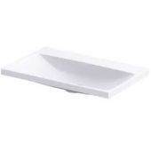 Oristo Compact UMECET6092BO umywalka 60x38 cm prostokątna meblowa biała