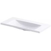 Oristo Compact UMECET8092BO umywalka 80x38 cm prostokątna meblowa biała