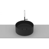 Roca Terra A32787U080 umywalka 30x30 cm okrągła nablatowa czarna