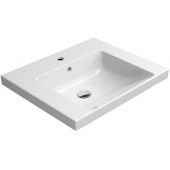 GSI Norm 8635111 umywalka 60x50 cm prostokątna ścienna biała
