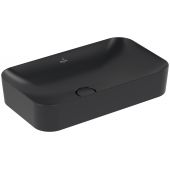 Villeroy & Boch Finion 414361R7 umywalka 60x35 cm prostokątna nablatowa czarna