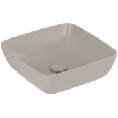 Villeroy & Boch Artis 417841AM umywalka 41x41 cm kwadratowa nablatowa brąz/beż