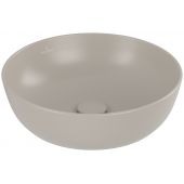 Villeroy & Boch Artis 417943AM umywalka 43x43 cm okrągła nablatowa brąz/beż