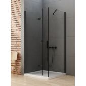 New Trendy New Soleo Black D0235A/D0115B kabina prysznicowa 90x90 cm kwadratowa czarny mat/szkło przezroczyste