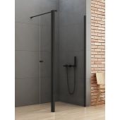 New Trendy New Soleo Black K0780 kabina prysznicowa walk-in 80x54 cm