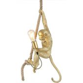 Abruzzo Monkey lampa wisząca 1x40 W złota ABR-KAR-G